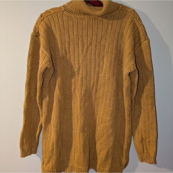 Vintage 90's 🐢 neck sweater reed Hunter size medium - Picture 2 of 3